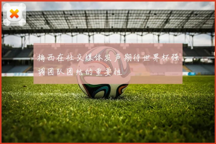 梅西在社交媒体发声期待世界杯强调团队团结的重要性